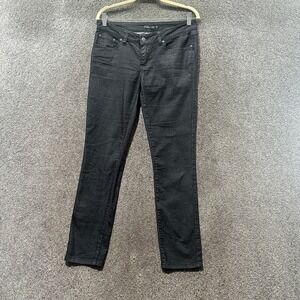Prana Kayla Jeans 6/28 Gray Mid Rise‎ Slim leg Organic Cotton 5 Pocket Denim